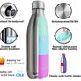 Stainless Steel Water Bottle, 750ML BPA Free Double Walled Vacuum, Insulated water bottle, 12 Hours Hot / 24 Hours Cold, Flask Water Bottle for Sports Reusable Leakproof, Metal Water Bottle Image 4