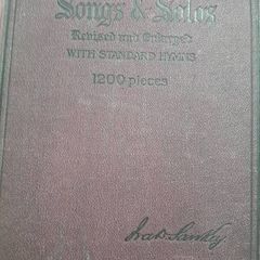 BOOK - Vintage  - Sacred Songs & Solos - Sankey