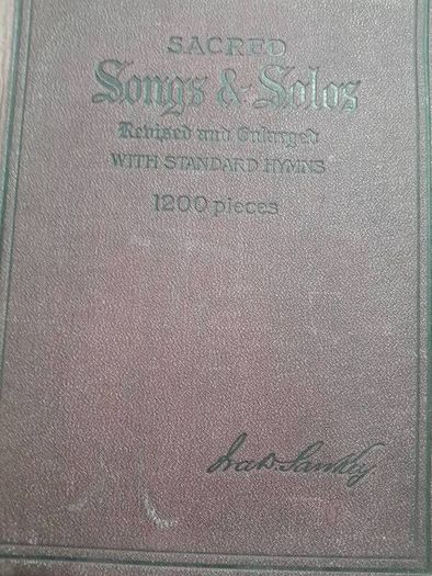 BOOK - Vintage  - Sacred Songs & Solos - Sankey