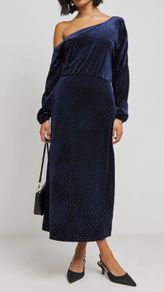 simply be plus size 20 velour dress postagw included