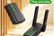 650Mbps WiFi USB Adapter 2.4GHz+5.8GHz Dual Band Wireless Network Card Driver Free For PC Windows XP/7/8/8.1/10/11