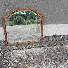 Solid Oak framed mirror