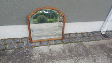 Solid Oak framed mirror