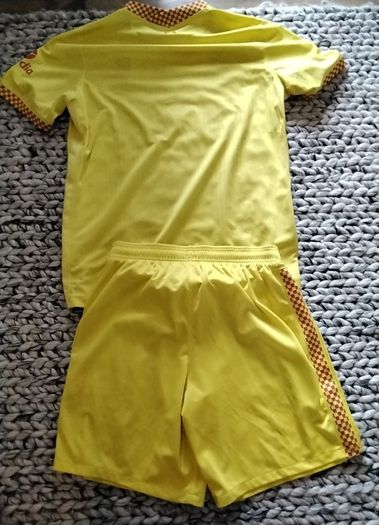 retro Liverpool Jersey and shorts