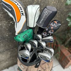 Full set of left handed golf clubs