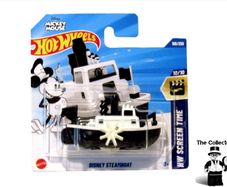 Hot Wheels Mickey Mouse Disney Steamboat Willie Black & White Diecast Car Brand New Sealed