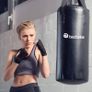 Punch Bag Boxing Set Filled 56 Cm With 10kg + Bracket With Boxing Gloves And Wraps Image 4