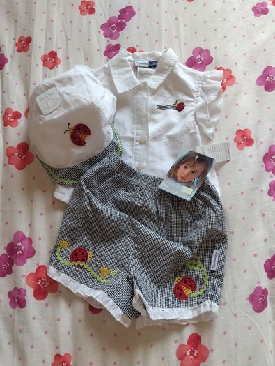 Designer 3 Piece Baby Outfit, NEW WITH TAGS