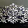 Bride's Designer Crystal Head Piece Image 6