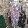 Blue and grey floral dress Image 8