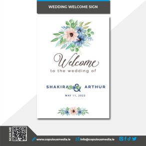 Wedding Welcome Signs Foamex Board Wedding Birthday Party
