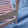 Antique Cast Iron Cottage Fireplace Grate / Fire Basket Image 3