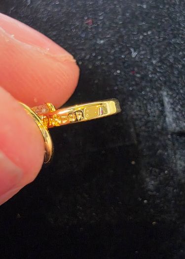 Pandora Disney Sparkling Mickey Gold P necklace Pendant New