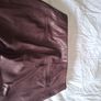 Wine Faux Leather Pants Image 3