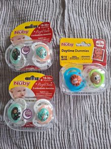 Nuby Orthodontic Soothers 3x2, 18-36months