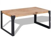 Coffee Table Solid Acacia Wood 100x60x45 cm