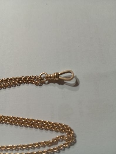 10 kt gold Victorian housekeepers necklace