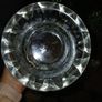 Mid Century Pressed Glass Vase Image 4