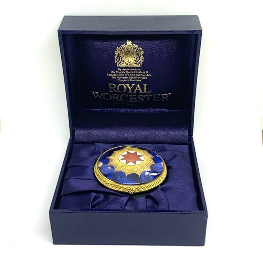 Royal Worcester Millennium 2000 AD Trinket Box