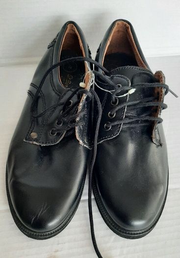 New leather shoes