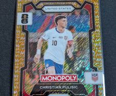 Monopoly Prizm Fifa World Cup 2026 Christian Pulisic Gold big money shimmer 006/500