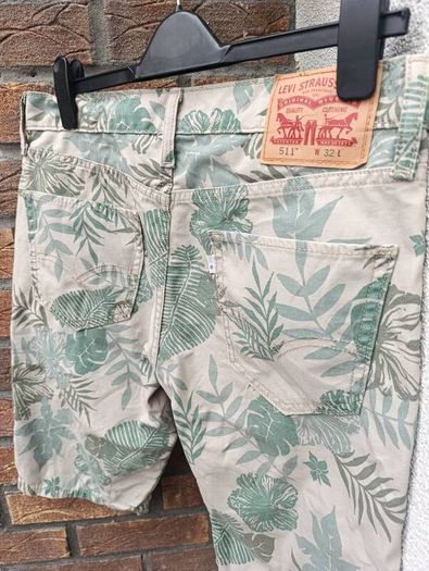 Levis Floral Denim Shorts Mens W32