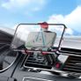 Hoco H21 Dragon Automatic Air Vent Clamp Car Holder Black Image 2