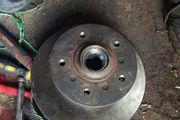 Mercedes wheel hub and disck