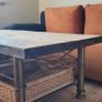 Coffee Table Solid Wood Slab Top Image 4