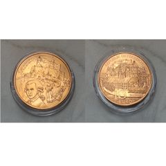 Austria 10 Euro Copper Uncirculated Coin 2014 - Salzburg - Austria Piece by Piece