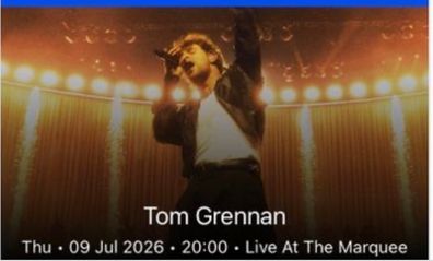 1 Tom Grennan Ticket for sale