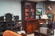 Fine William IV Mahogany Secretaire Bookcase / Library Cabinet, c.1830s
