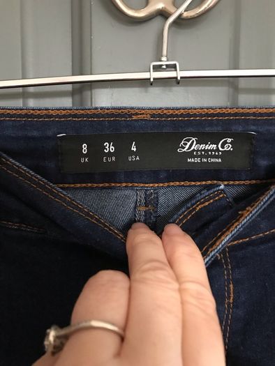 Pennys navy jeans size 8