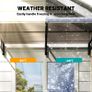 Front Door Canopy, Outdoor Awning, Rain Shelter, 303 x 96cm , Clear Image 6