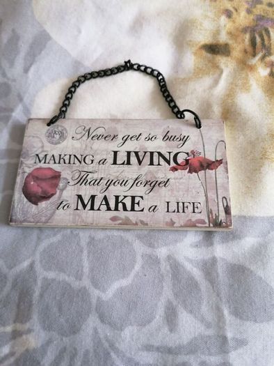 small wall sign