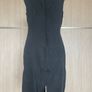 Black Linen Shift Dress Image 2