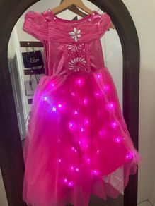 Light up pink princess dress