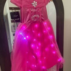 Light up pink princess dress