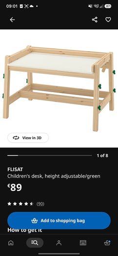 childs desk