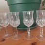 4 crystal wine glasses Image 2