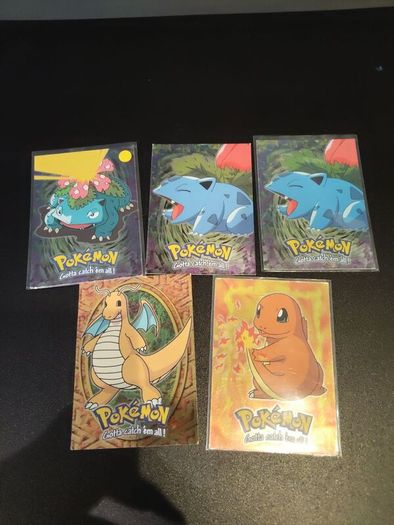 pokemon topps 1st movie die cut #1-12