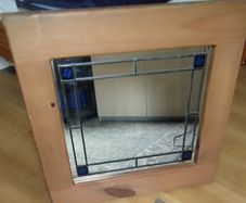 stain glass mirror