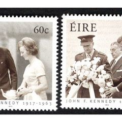 2013 Ireland 50th Death Anniversary of John F Kennedy (JFK) Commemorative Stamps Mint Never Hinged (MNH)