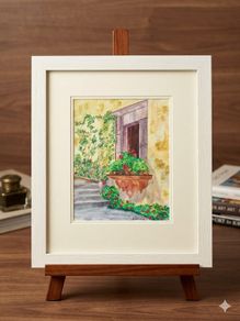 Sunlight on Terracotta Original Watercolour