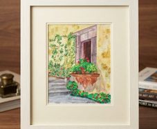 Sunlight on Terracotta Original Watercolour