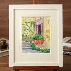 Sunlight on Terracotta Original Watercolour