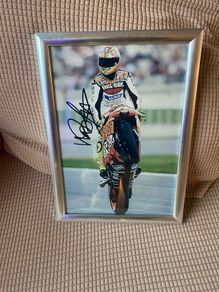 autographed Rossi Repsol Honda Photo Assen 05