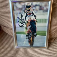 autographed Rossi Repsol Honda Photo Assen 05
