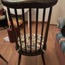 Vintage Ercol Goldsmith High Spindle Back Dining Chair, Dark Finish Image 2
