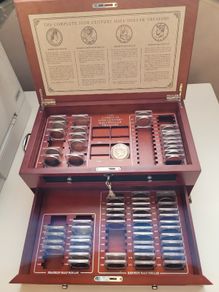 20 century half dollars collection set including silver